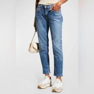 Rag & Bone
Dre Low-Rise Slim Boyfriend Ankle Jeans